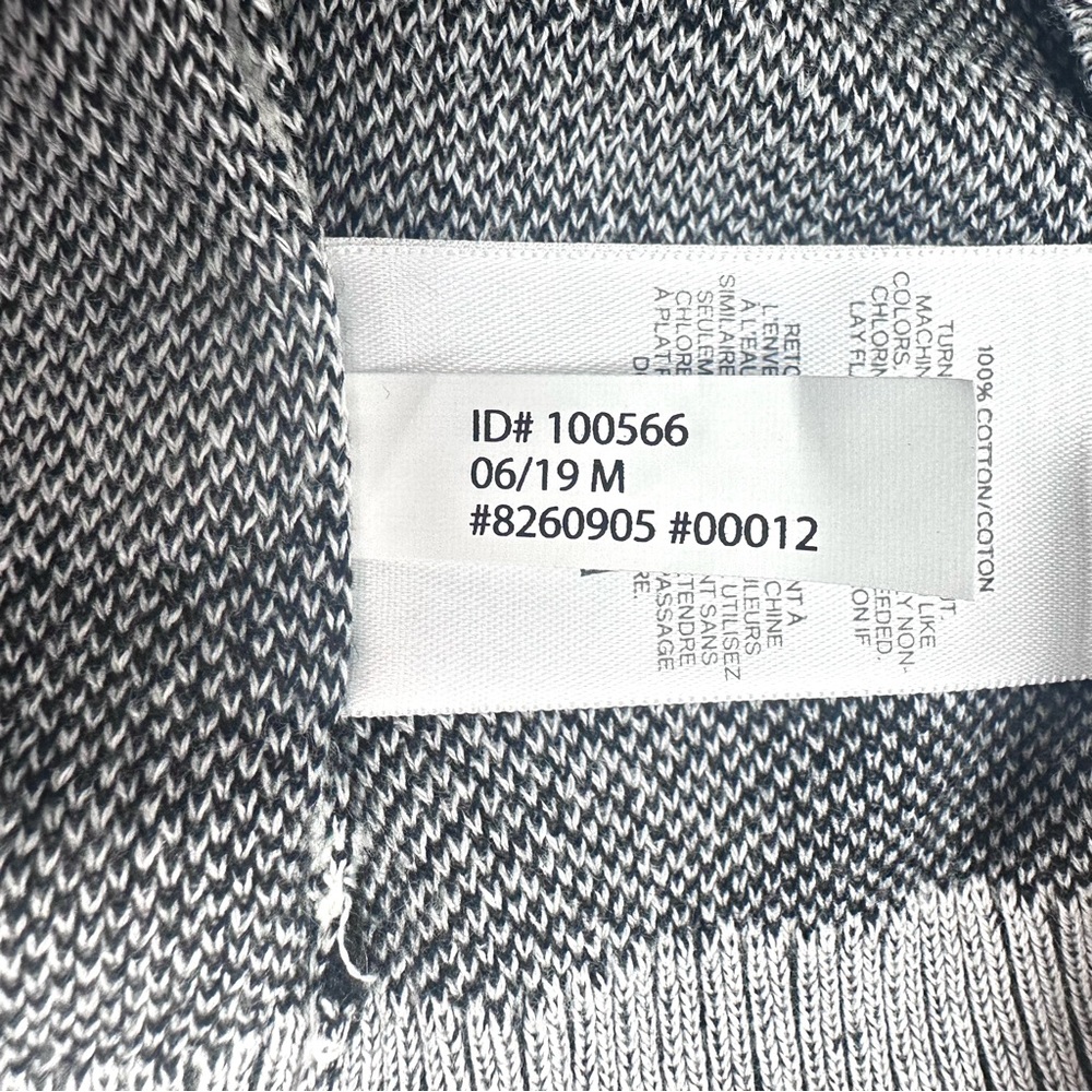 Express Sweater Medium Black White Checkered Crewneck Pullover 100% Cotton NWT - Picture 15 of 15